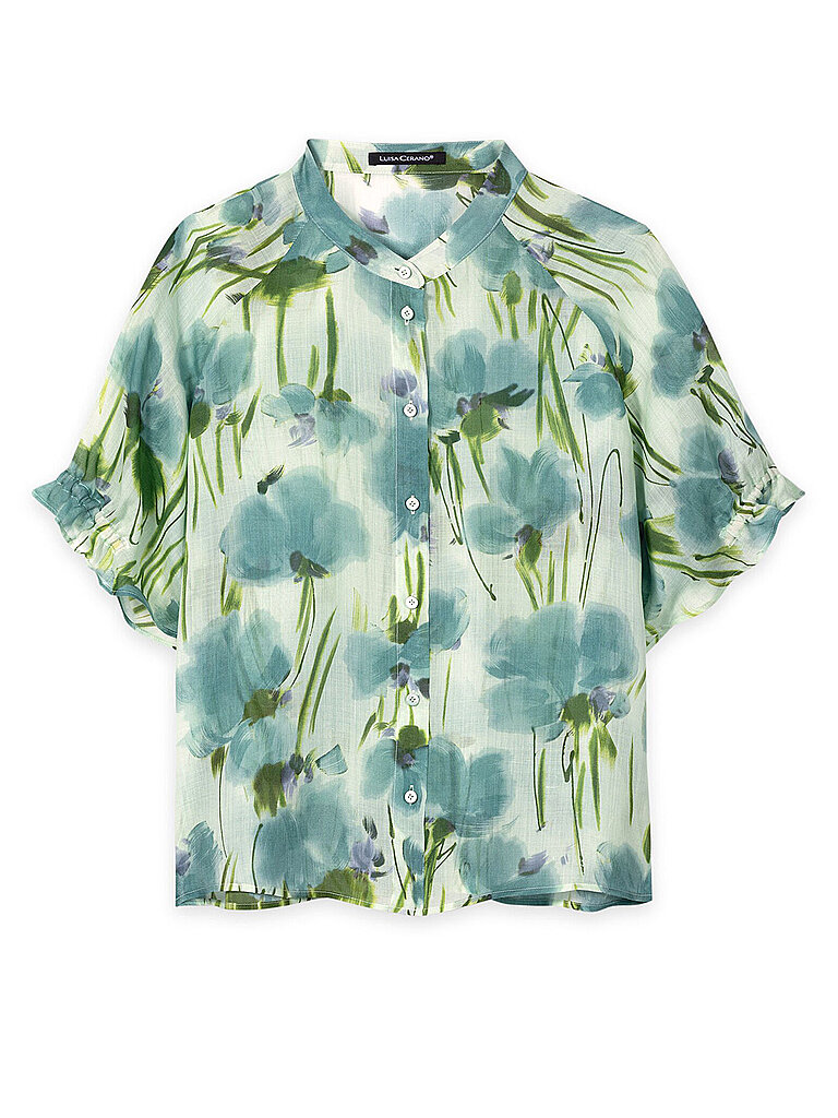 LUISA CERANO Bluse blau | 36