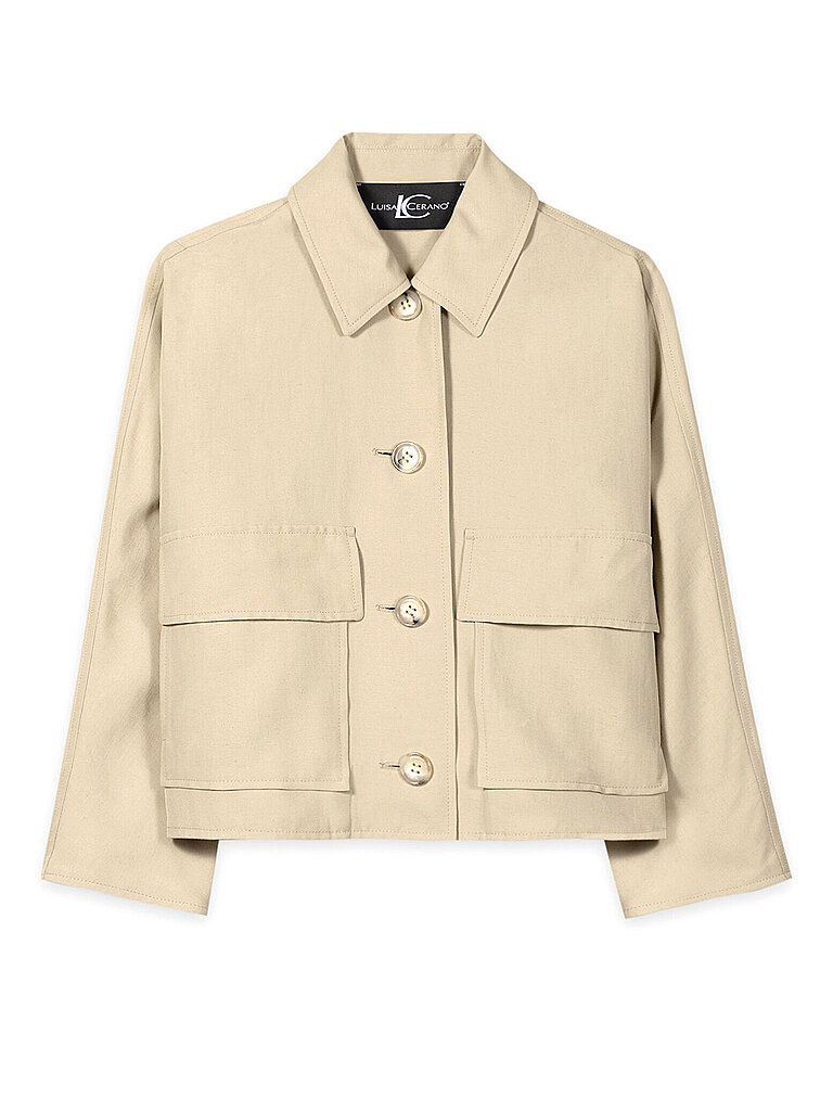 LUISA CERANO Overshirt beige | 42