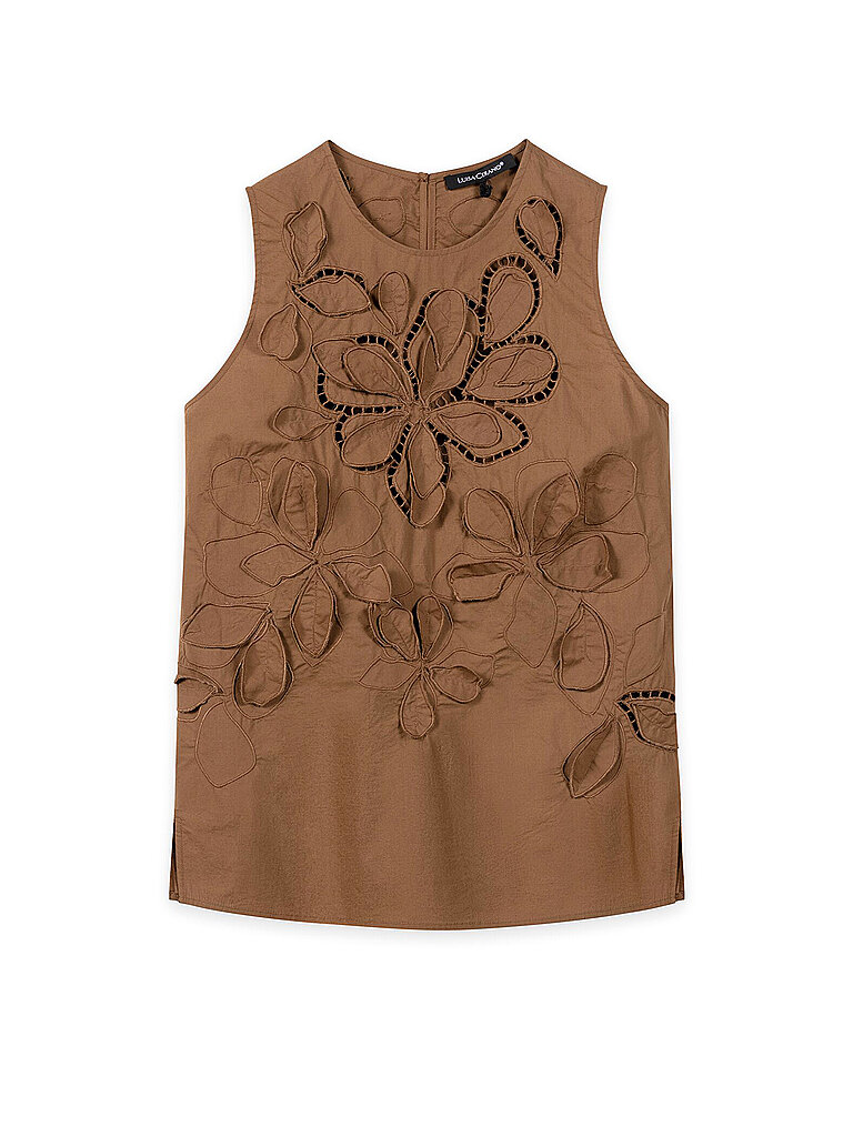 LUISA CERANO Bluse braun | 34