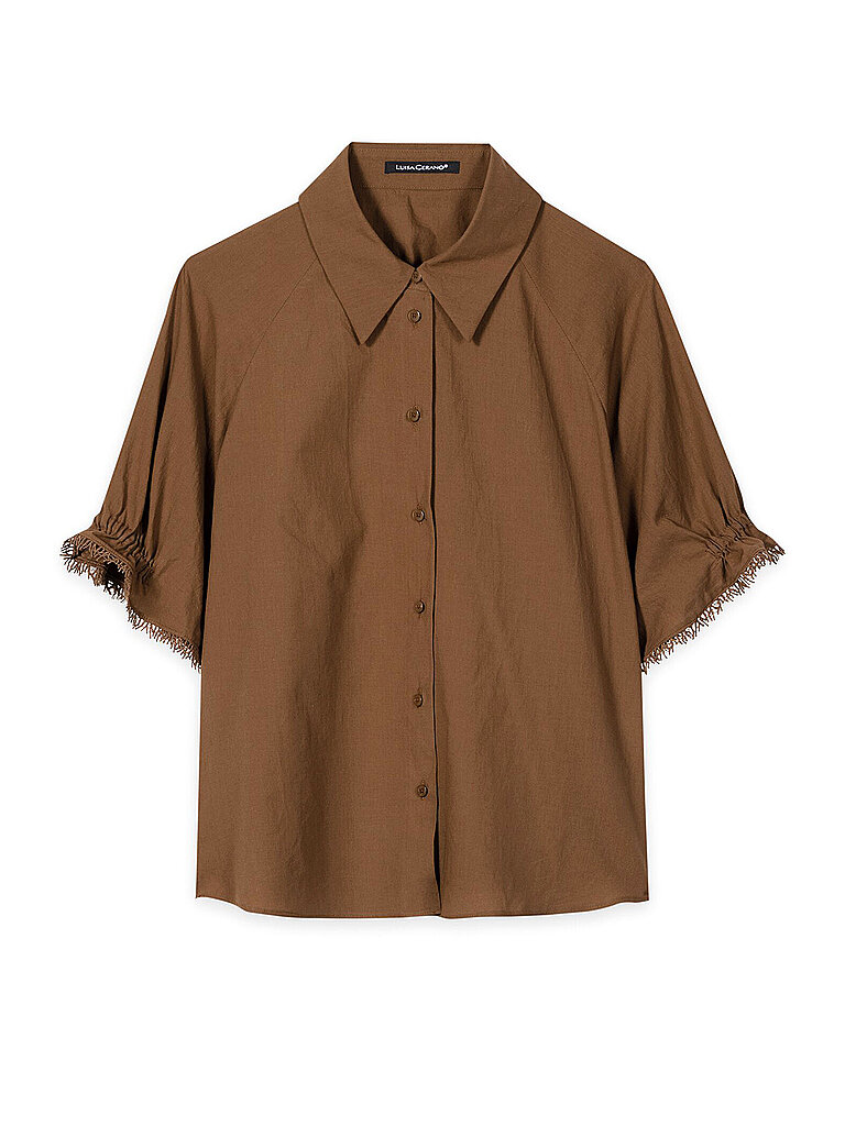 LUISA CERANO Bluse braun | 44