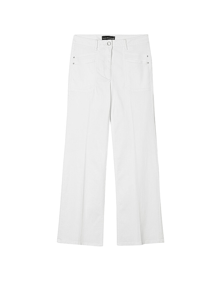 LUISA CERANO Jeans Flared Fit AUTHENTIC weiss | 34