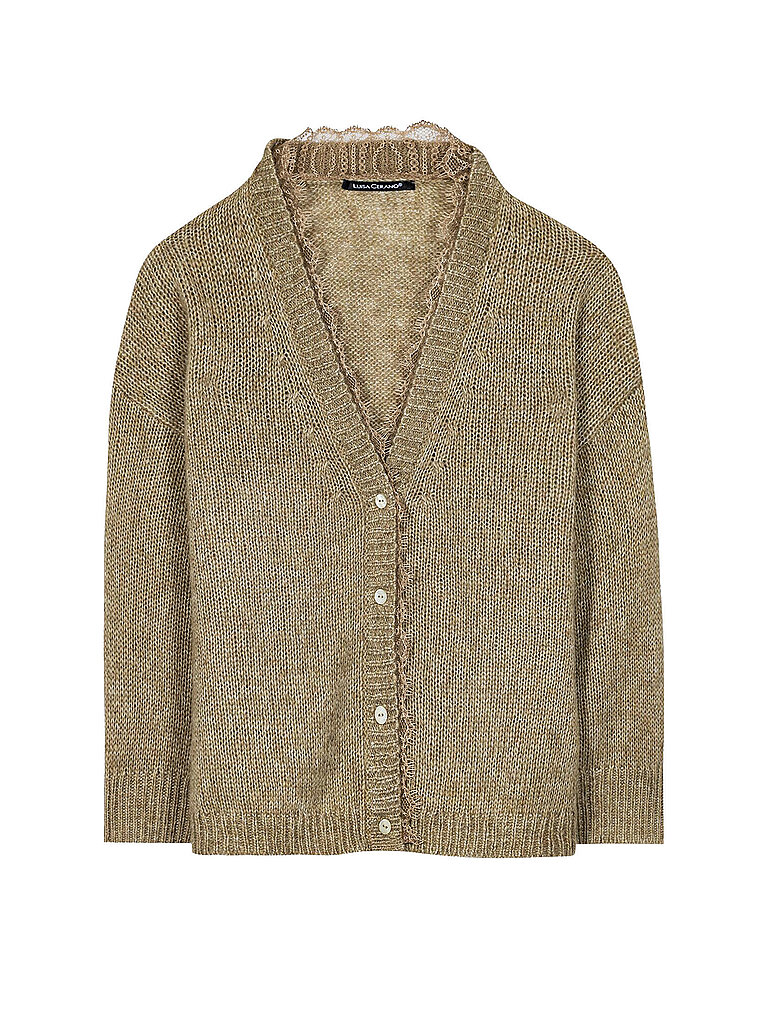 LUISA CERANO Cardigan olive | 42