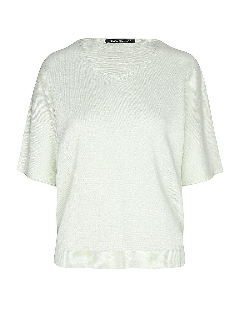 LUISA CERANO Leinenpullover hellgrün | 36