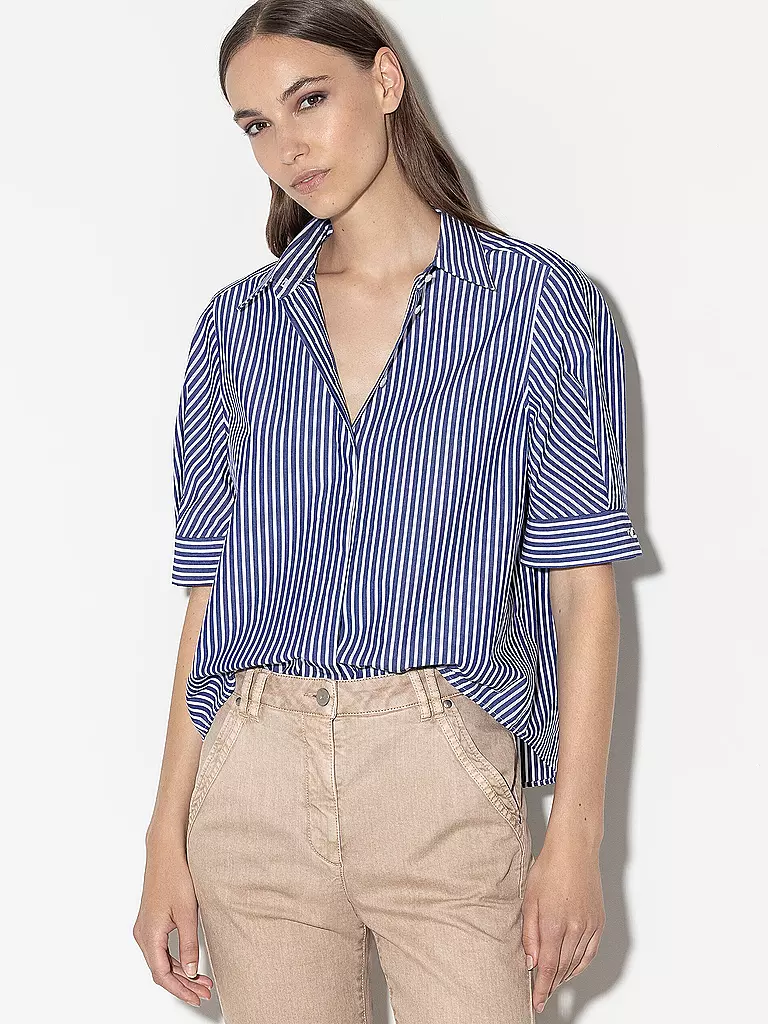 LUISA CERANO | Bluse | blau