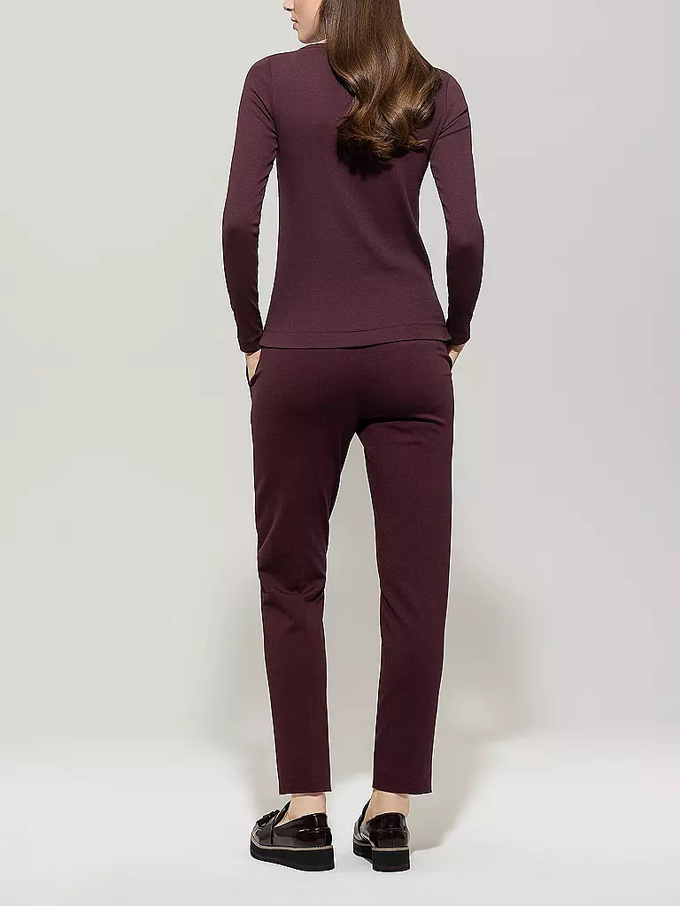 LUISA CERANO | Businesshose 7/8  | dunkelrot