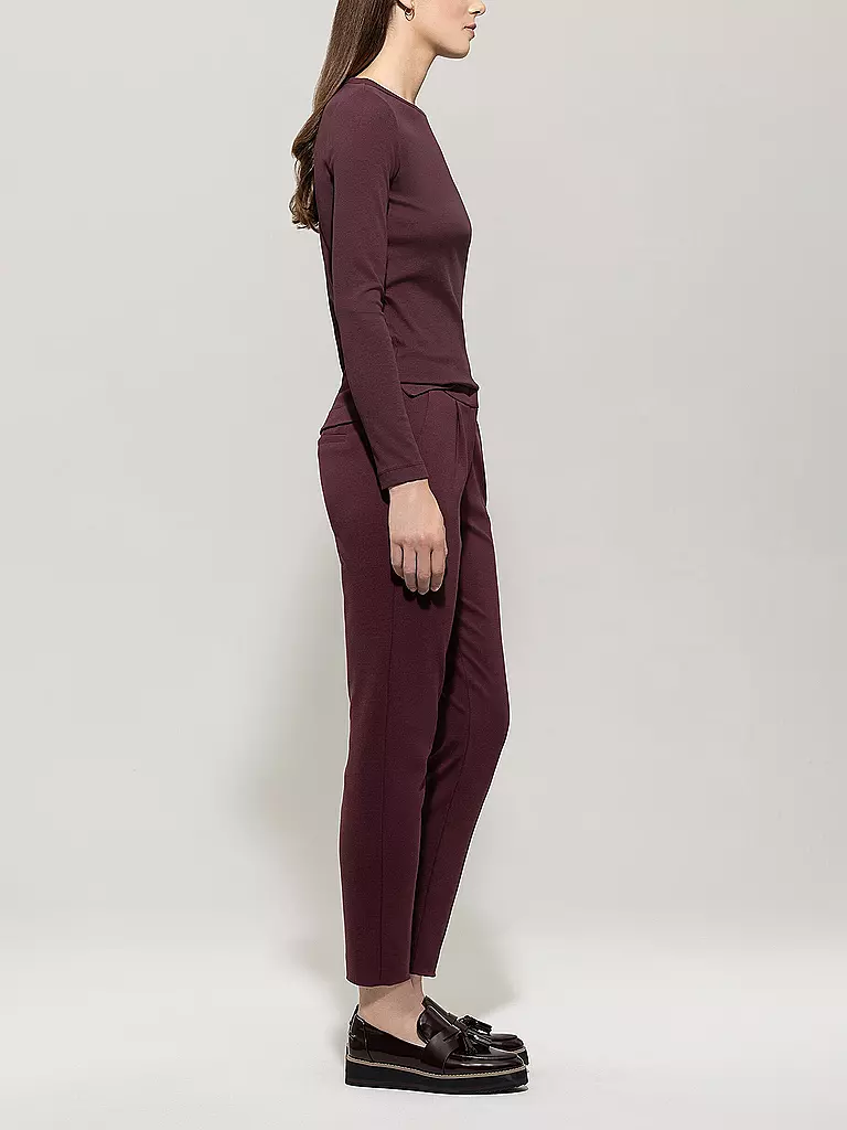 LUISA CERANO | Businesshose 7/8  | dunkelrot