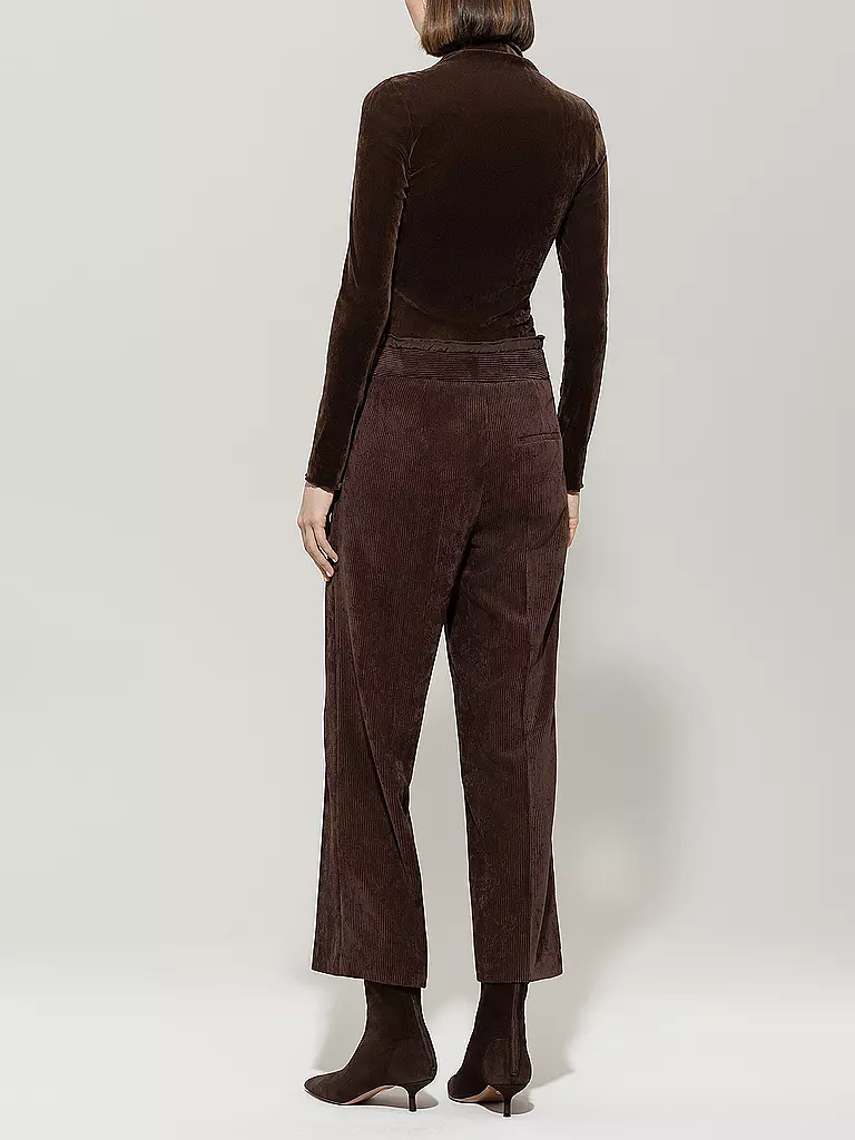 LUISA CERANO | Businesshose 7/8 | braun