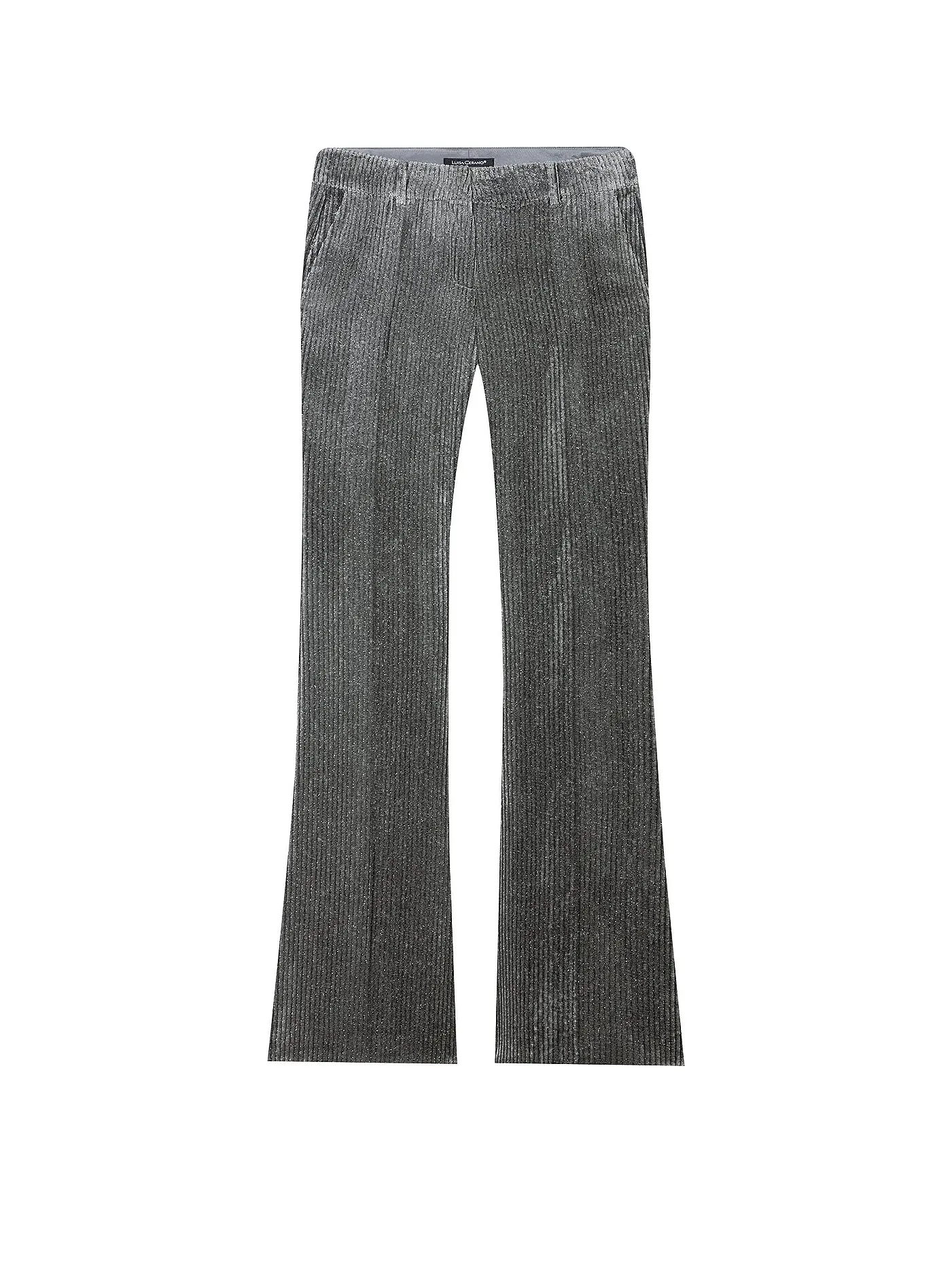 LUISA CERANO | Businesshose Flared Fit | hellgrau