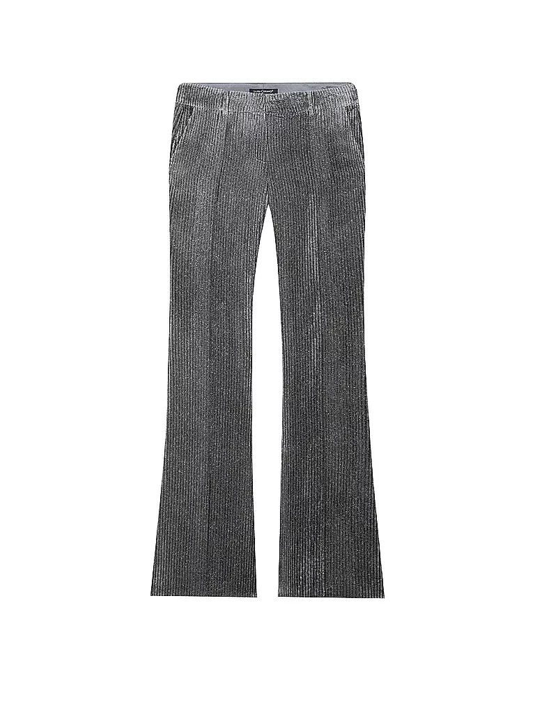 LUISA CERANO | Businesshose Flared Fit | hellgrau