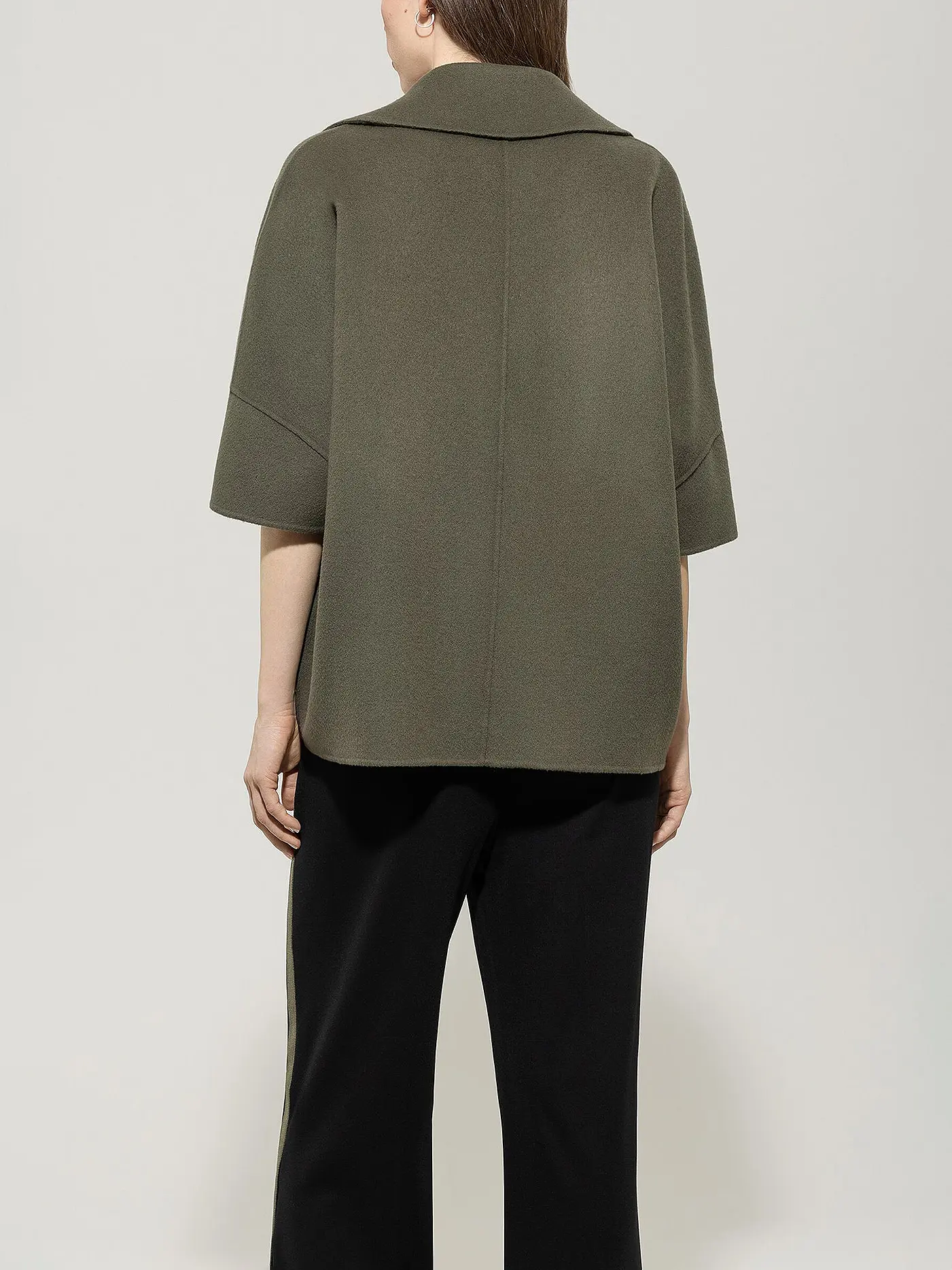 LUISA CERANO | Cape - Poncho | olive