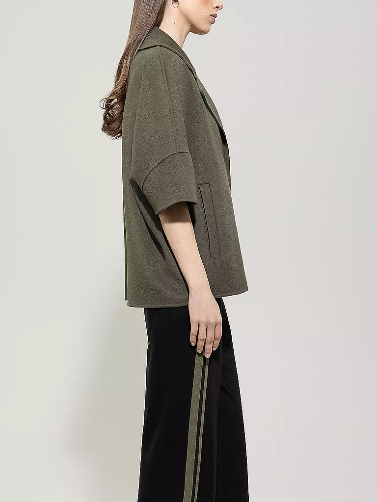 LUISA CERANO | Cape - Poncho | olive