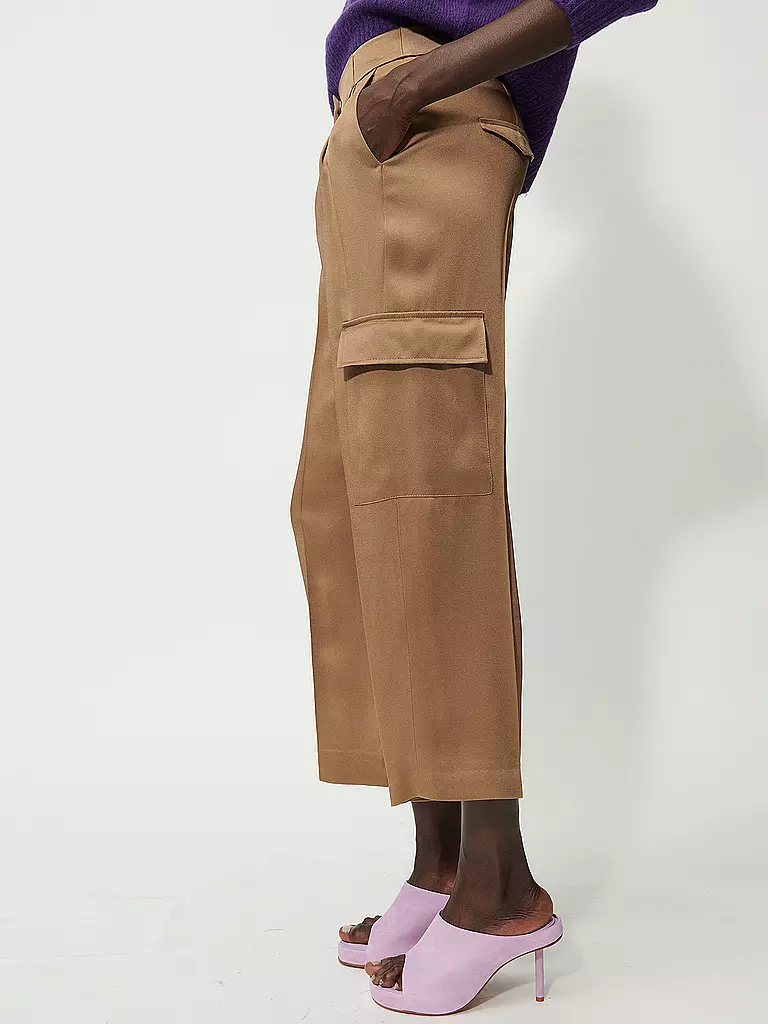 LUISA CERANO | Cargohose 7/8 | braun