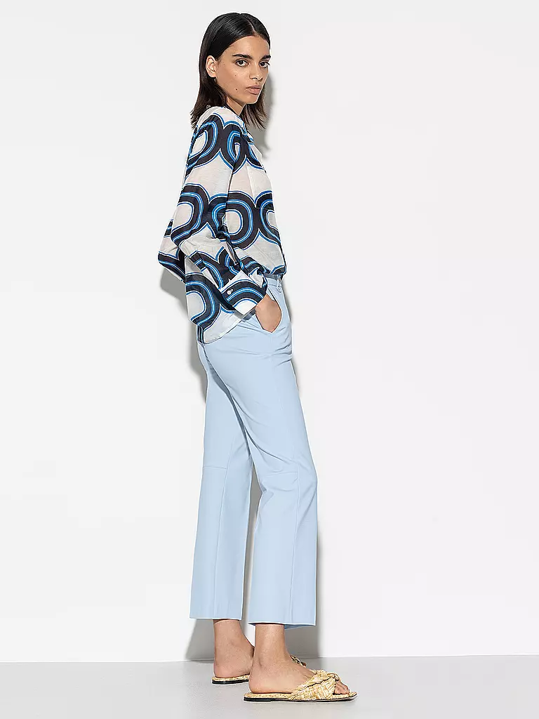 LUISA CERANO | Hose Flared Fit | blau