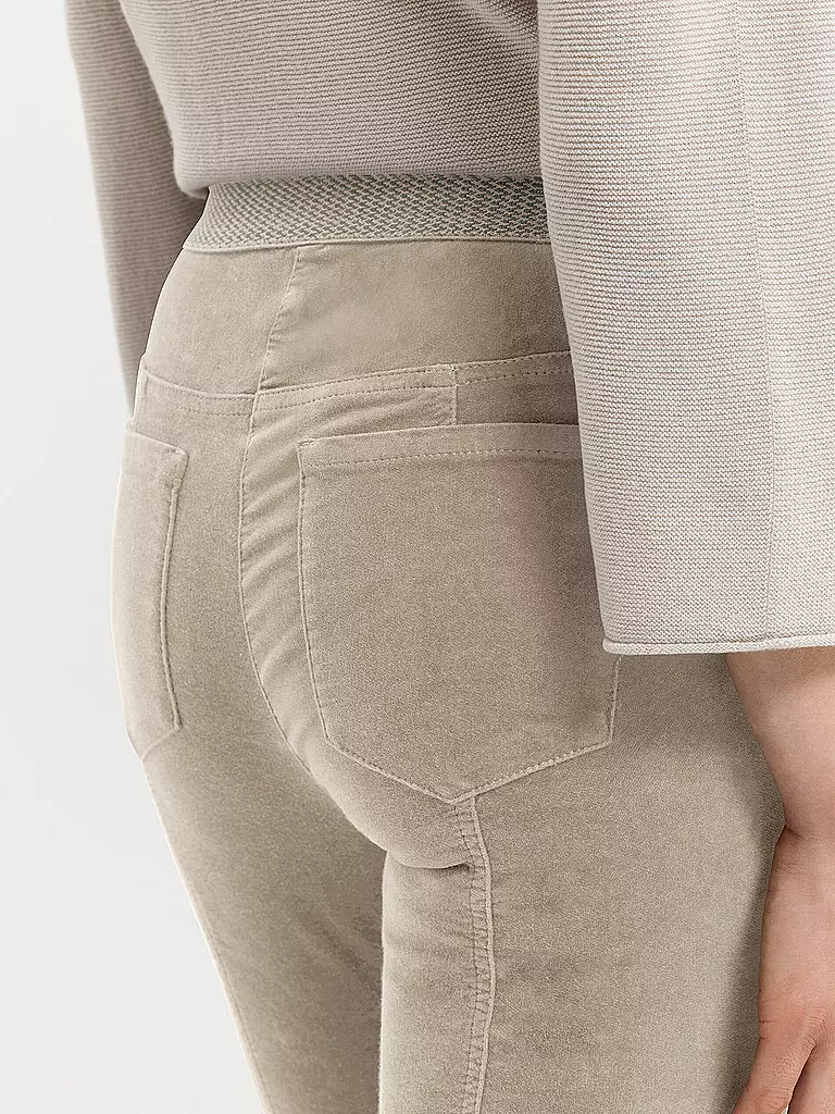 LUISA CERANO | Hose Skinny Fit - Samthose | beige