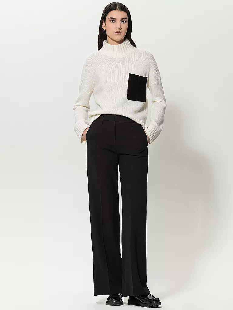 LUISA CERANO | Hose Wide Leg  | schwarz
