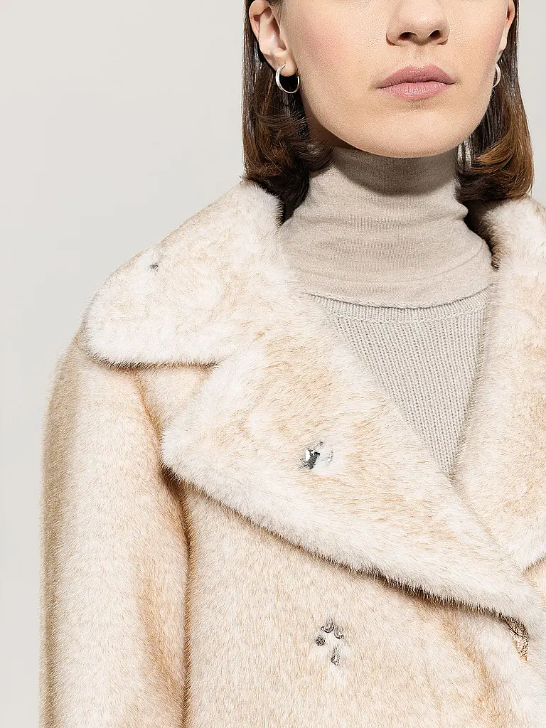 LUISA CERANO | Jacke in Felloptik | 