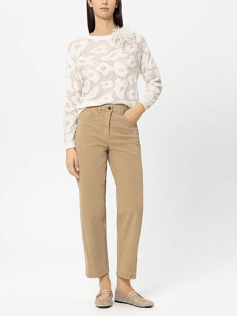 LUISA CERANO | Jeans Balloon Fit  | Camel