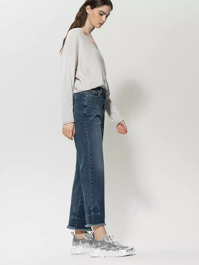 LUISA CERANO | Jeans Flared Fit 7/8  | blau