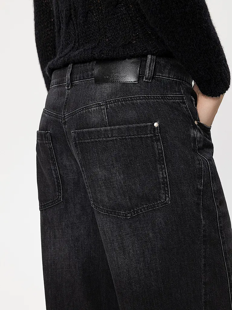LUISA CERANO | Jeans Wide Leg  | Schwarz