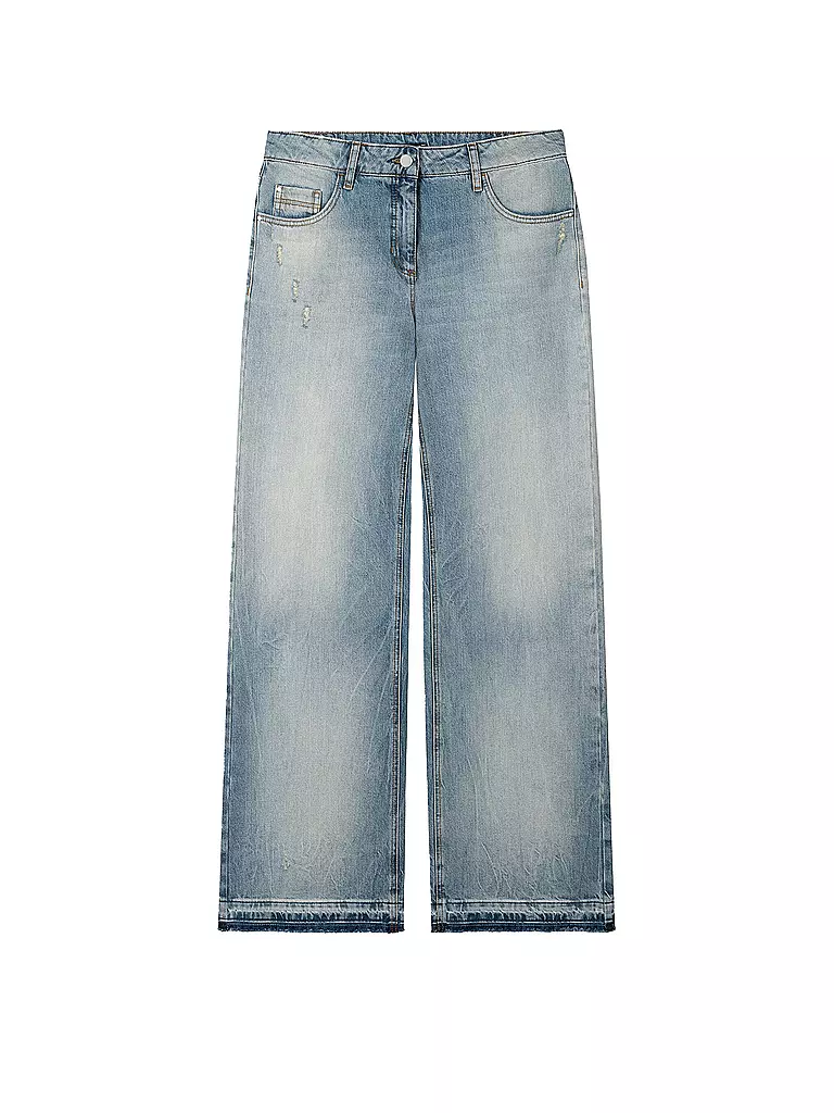 LUISA CERANO | Jeans Wide Leg | blau