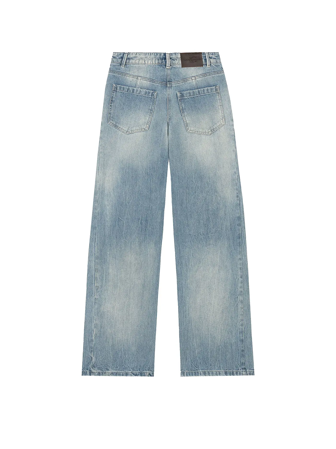 Luisa Cerano T Nude Washed Straight Leg Jeans 658376 2198 7211 main image 1