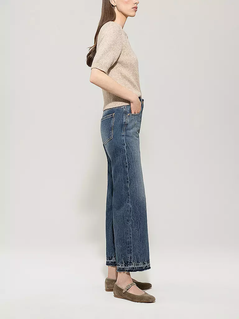 LUISA CERANO | Jeans Wide Leg | blau
