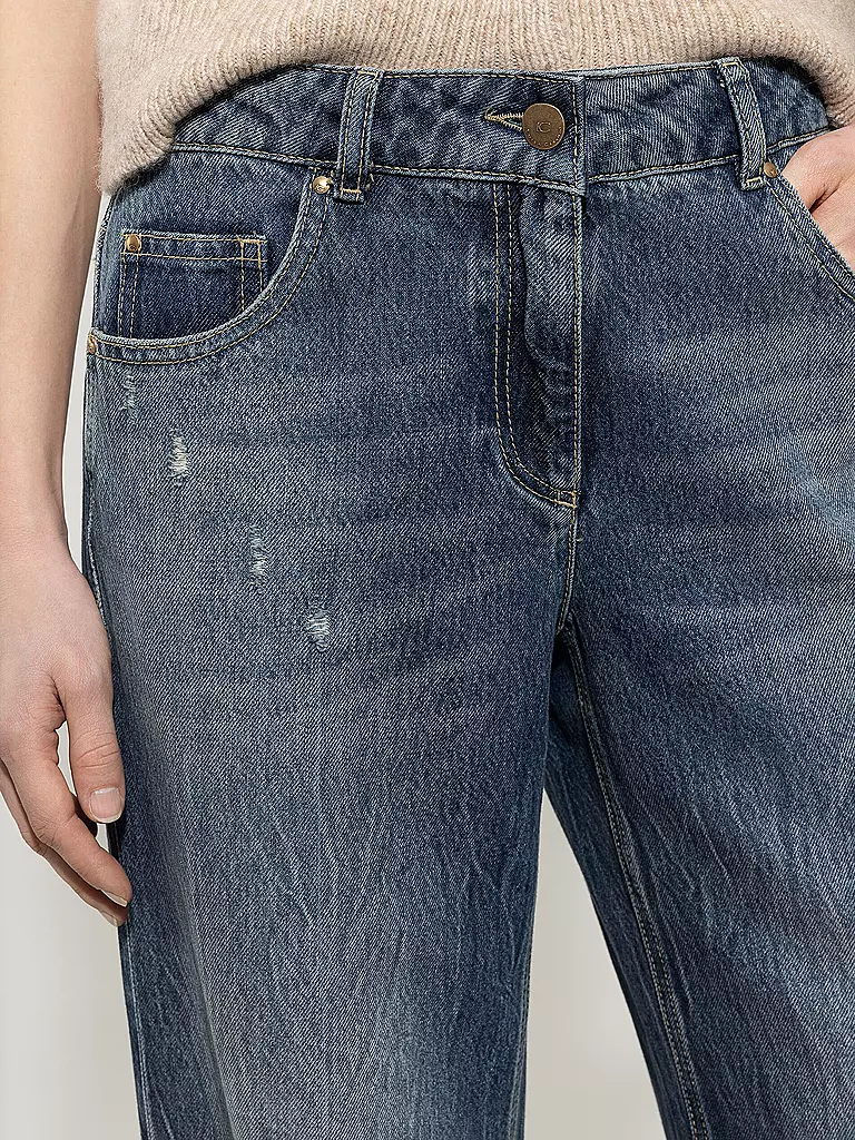 LUISA CERANO | Jeans Wide Leg | blau