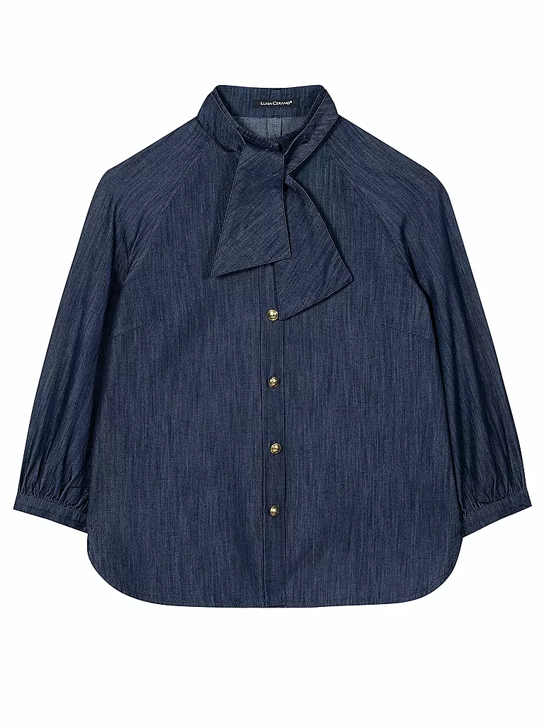 LUISA CERANO | Jeansbluse  | blau