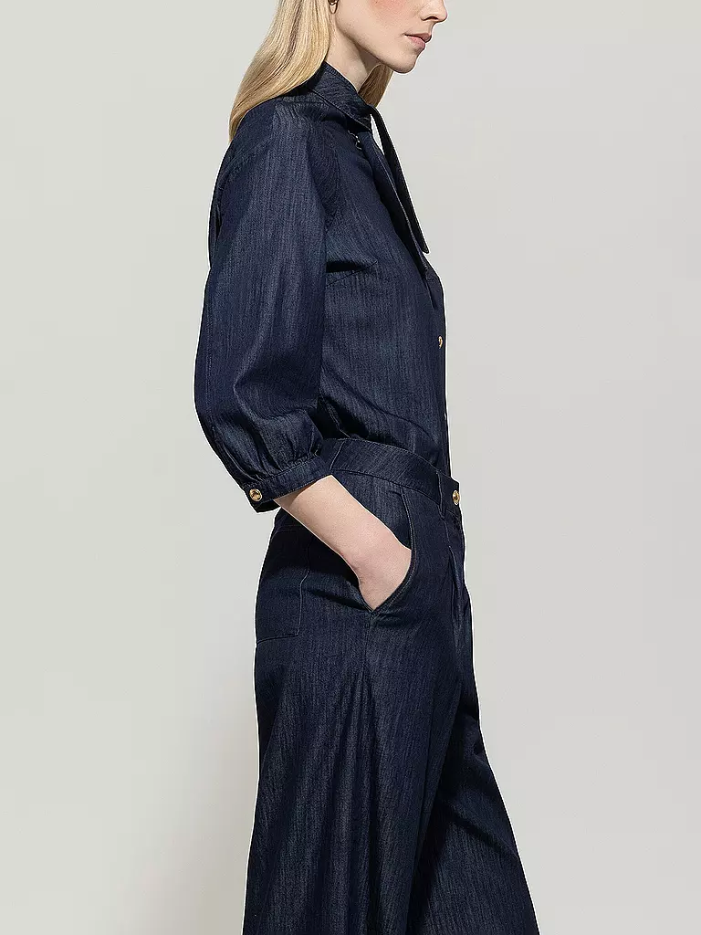LUISA CERANO | Jeansbluse  | blau