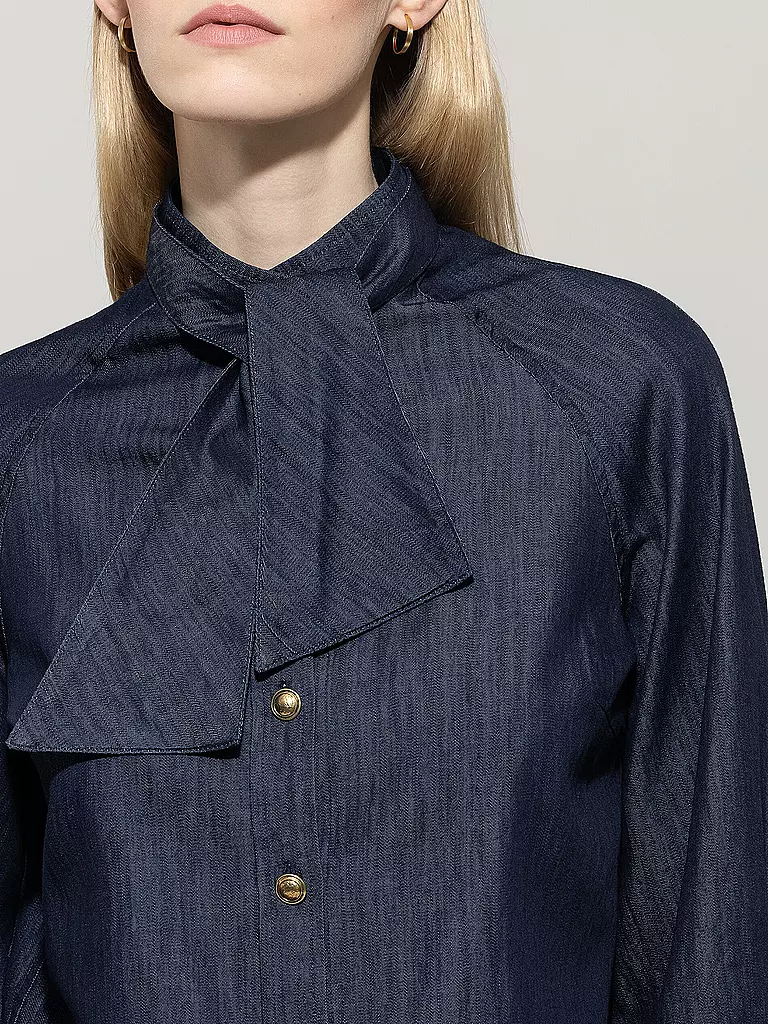 LUISA CERANO | Jeansbluse  | blau