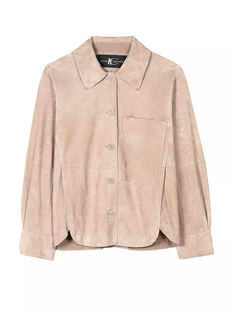 LUISA CERANO | Lederjacke  | beige