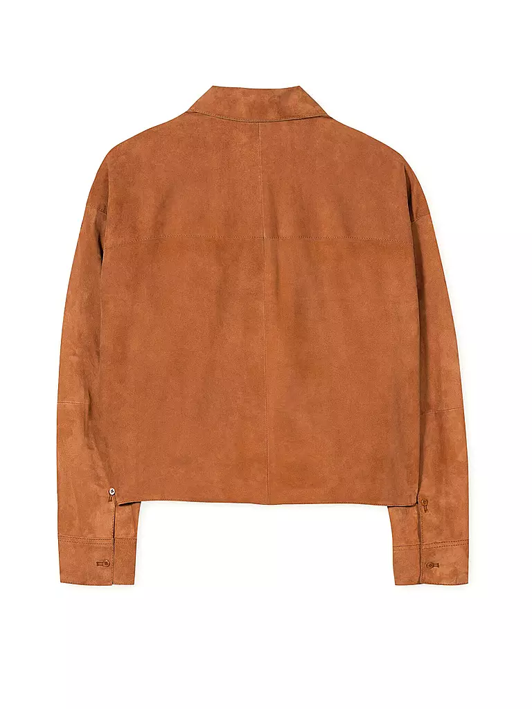 LUISA CERANO | Lederjacke  | orange