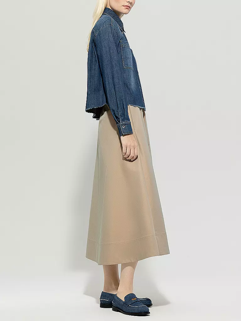 LUISA CERANO | Maxirock | beige