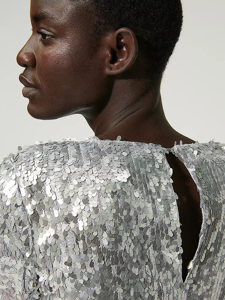 LUISA CERANO | Minikleid | silber