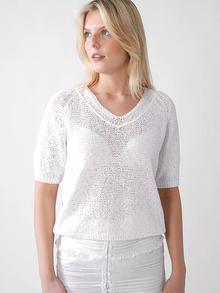 LUISA CERANO | Pullover  | weiss