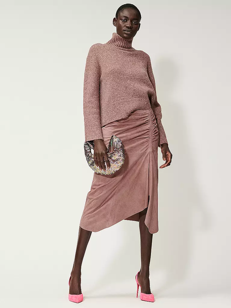 LUISA CERANO | Rollkragenpullover  | rosa