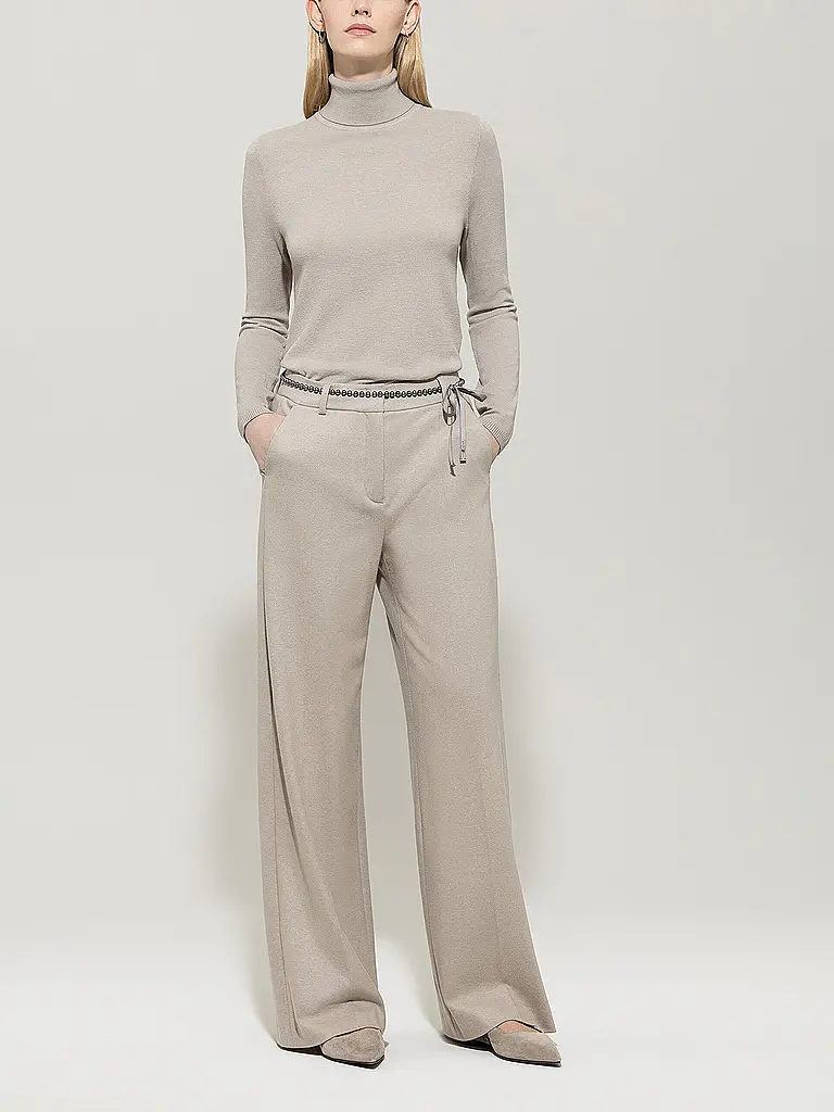 LUISA CERANO | Rollkragenpullover  | beige