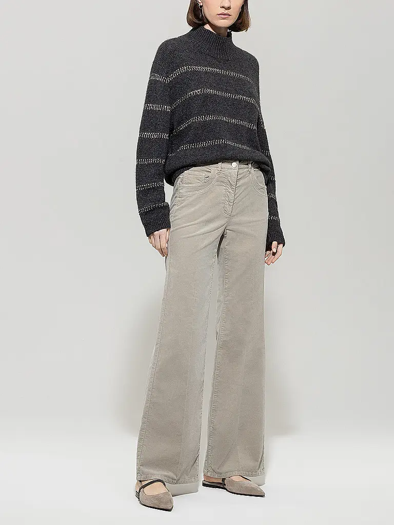 LUISA CERANO | Rollkragenpullover  | grau