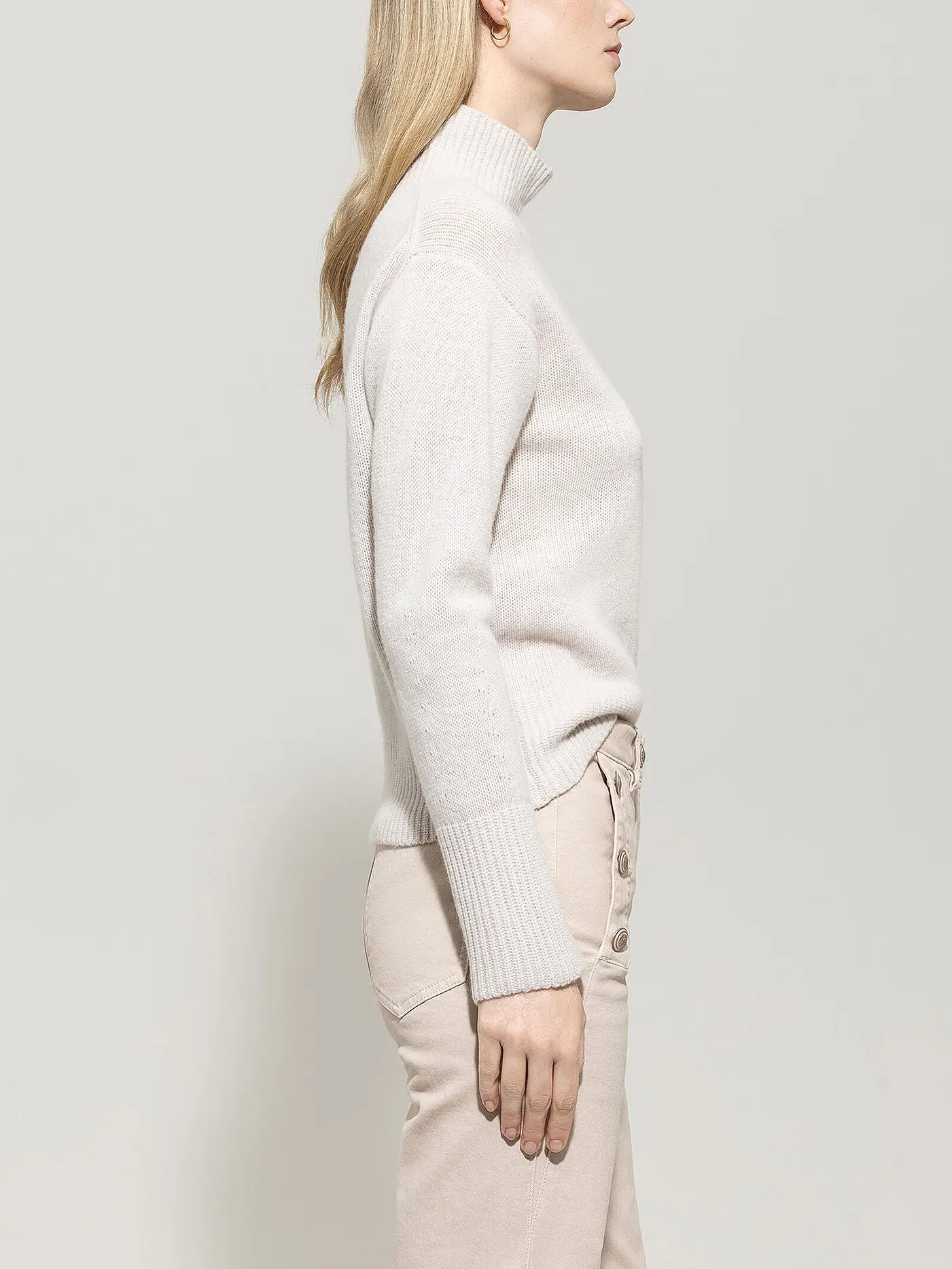LUISA CERANO | Rollkragenpullover  | creme
