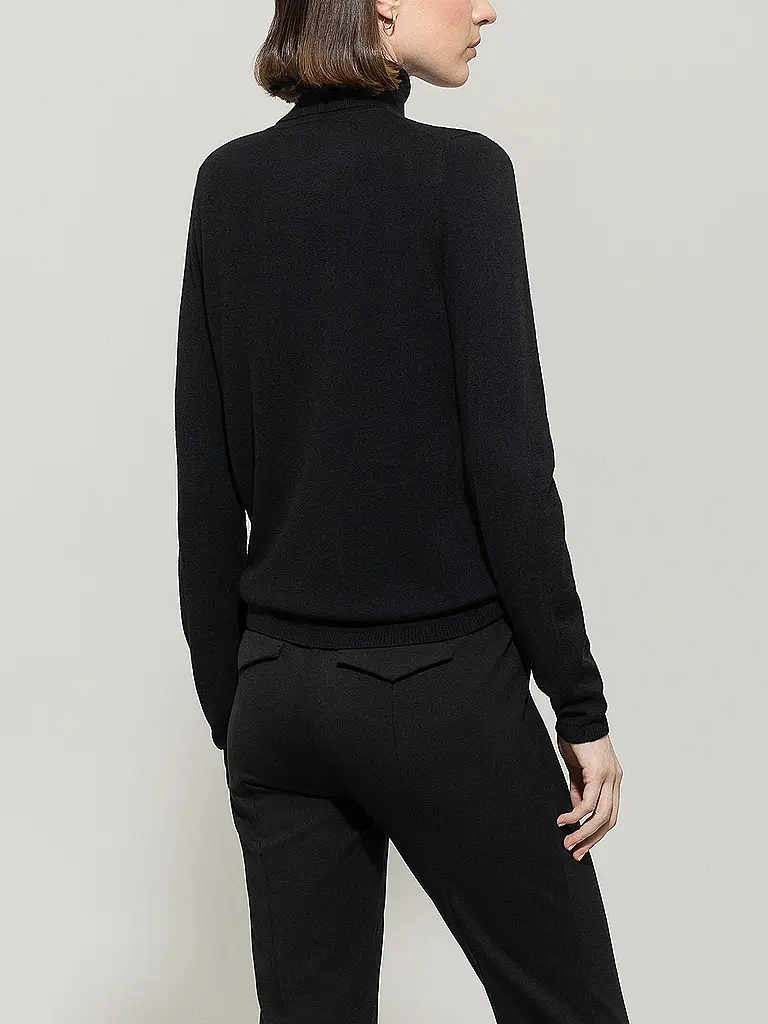 LUISA CERANO | Rollkragenpullover  | schwarz