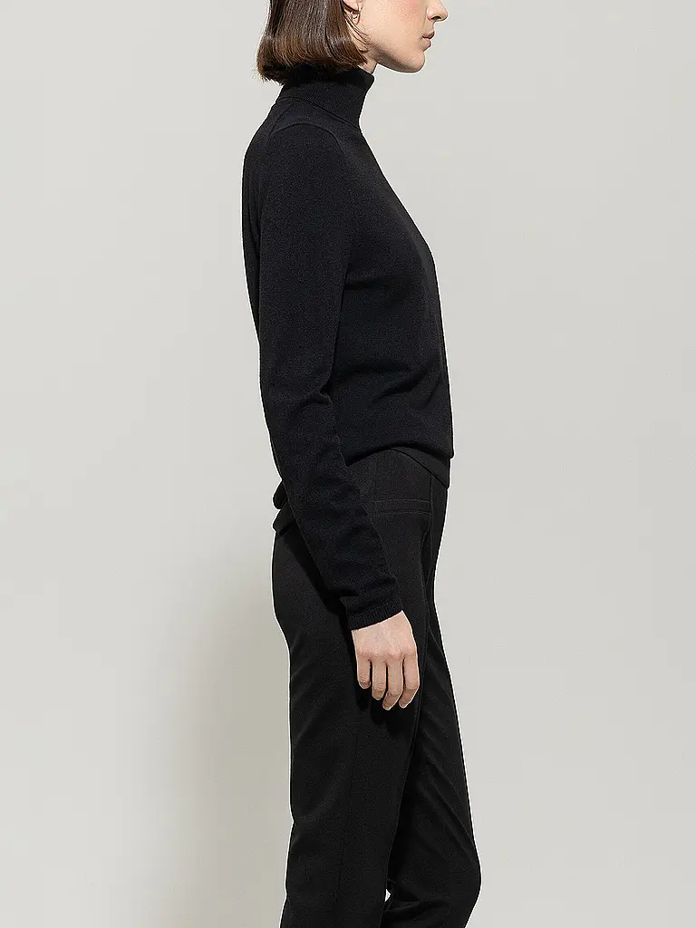 LUISA CERANO | Rollkragenpullover  | schwarz