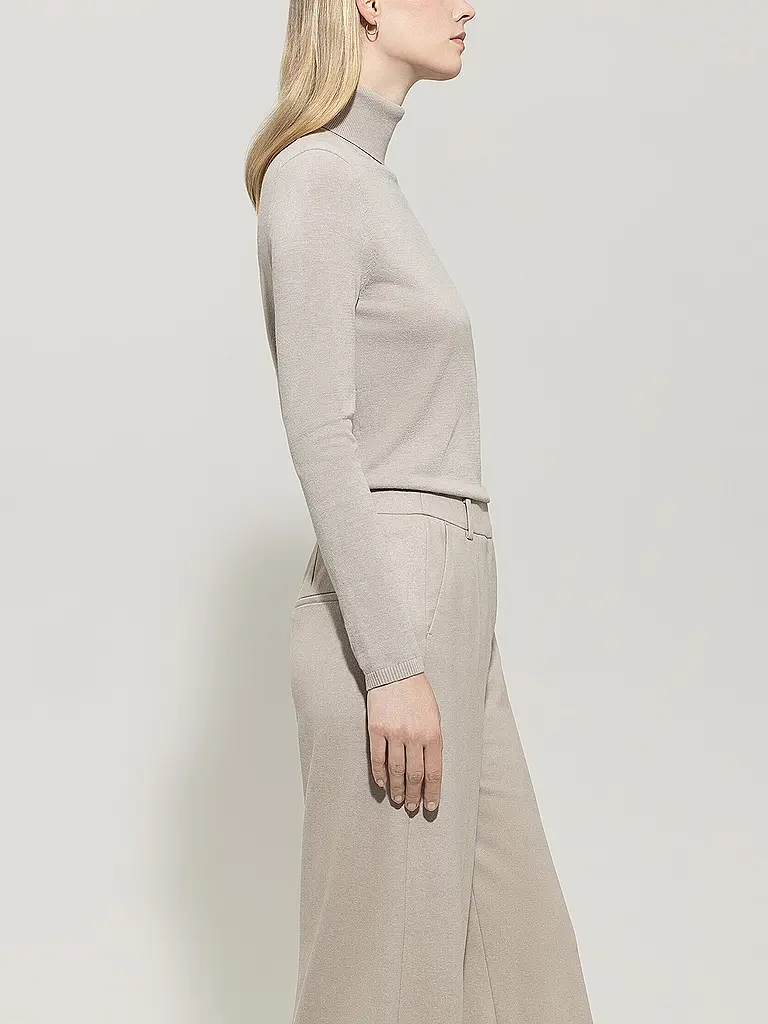 LUISA CERANO | Rollkragenpullover  | beige
