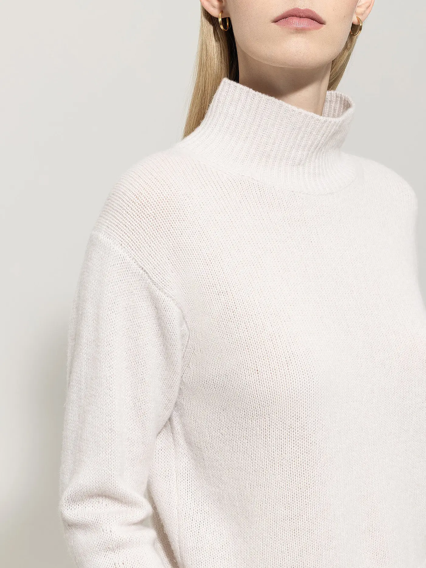 LUISA CERANO | Rollkragenpullover  | creme