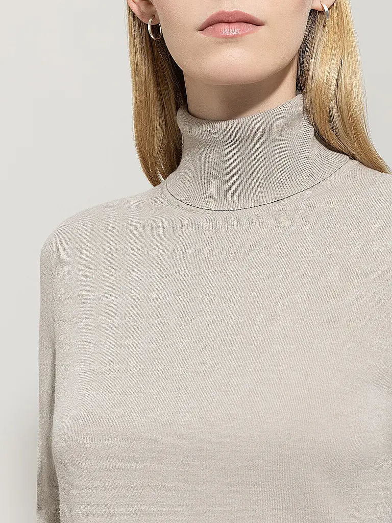 LUISA CERANO | Rollkragenpullover  | beige