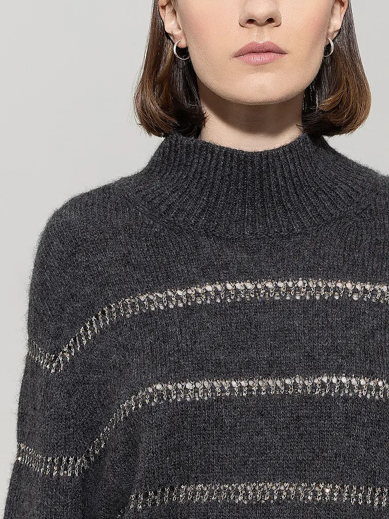 LUISA CERANO | Rollkragenpullover  | grau