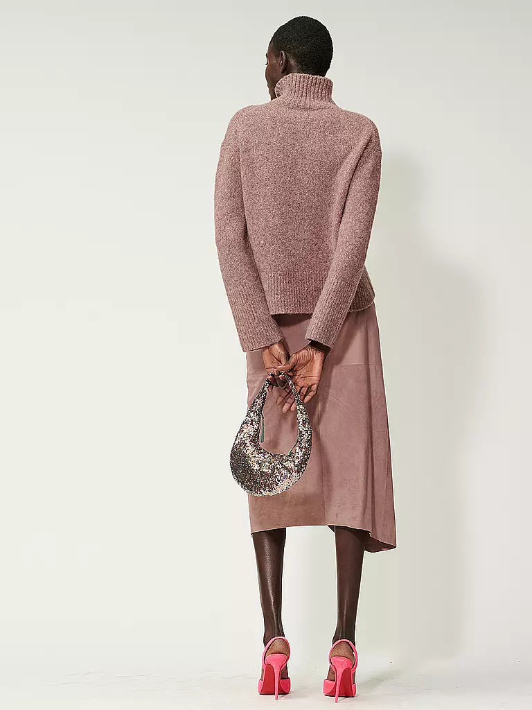 LUISA CERANO | Rollkragenpullover | rosa