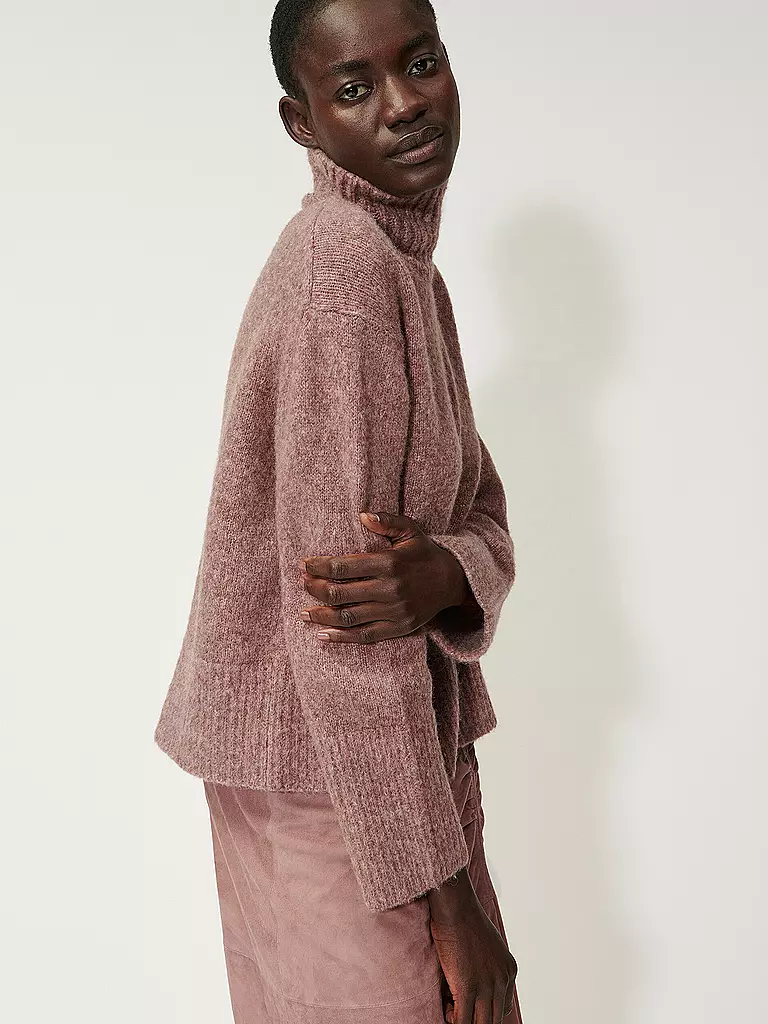 LUISA CERANO | Rollkragenpullover | rosa