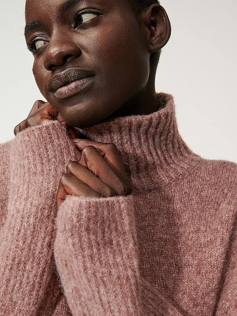 LUISA CERANO | Rollkragenpullover | rosa