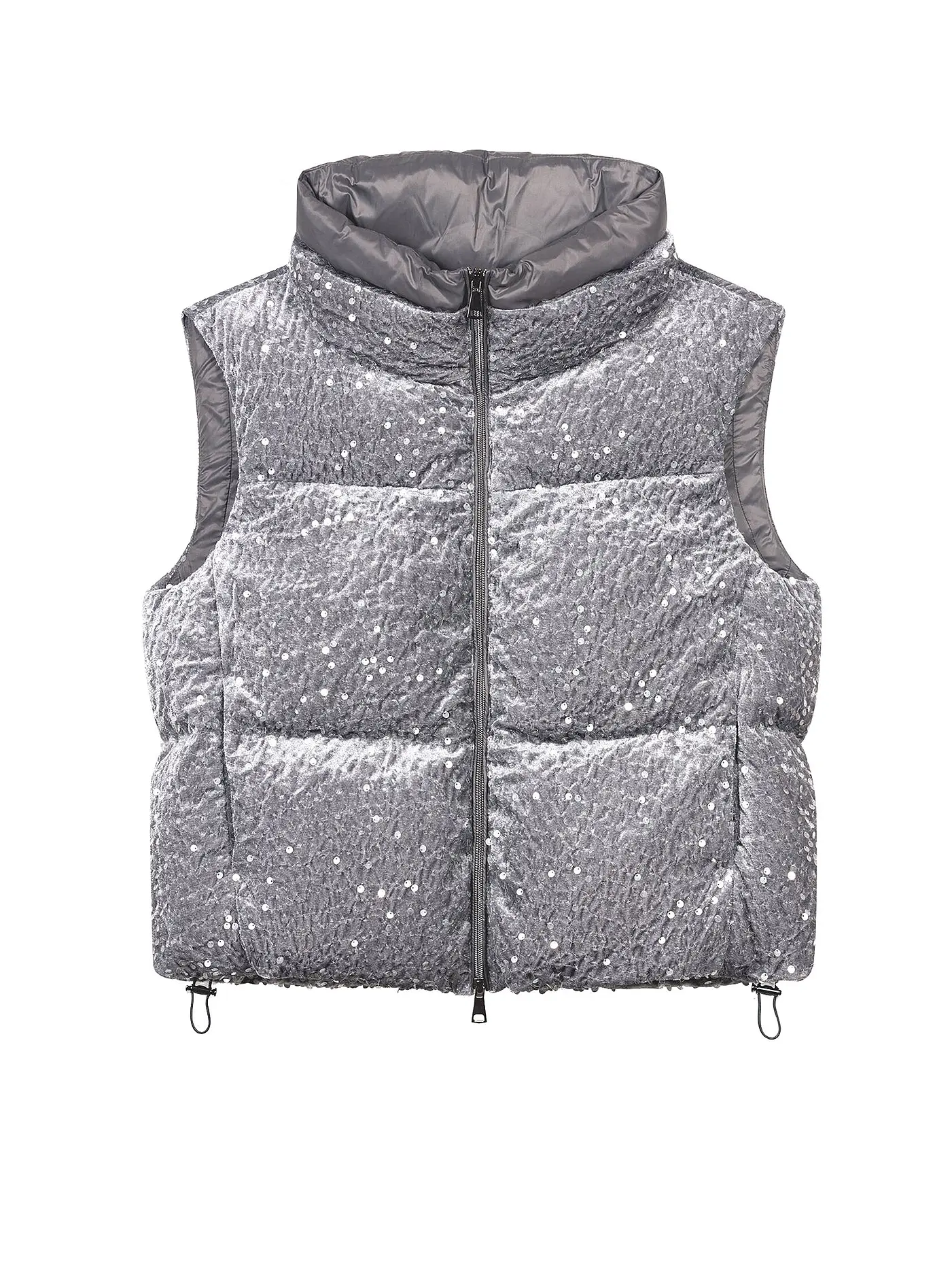 LUISA CERANO | Steppgilet  | hellgrau