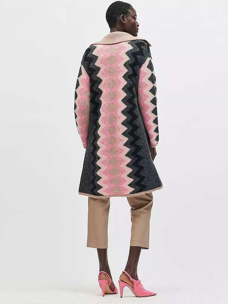 LUISA CERANO | Strickmantel  | grau